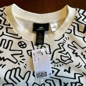 KEITH HARING Langärmelige H&M T-Shirts XS,S, M, L, XL, XXL